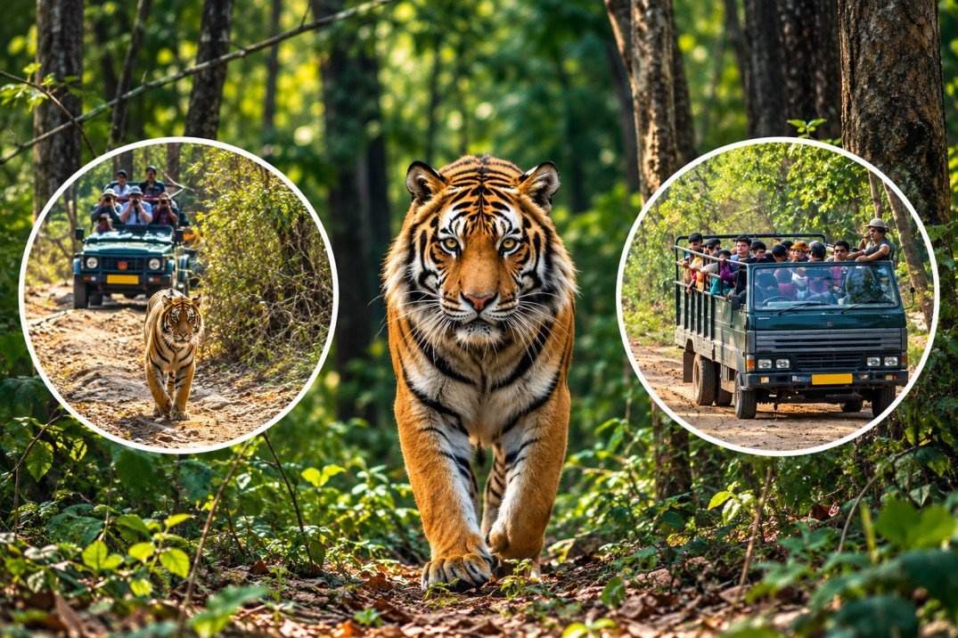 Jeep vs Canter Safari in Ranthambore